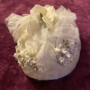 Women’s Dayton’s French Room label Vintage Wedding Hat